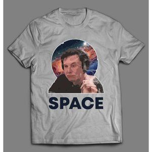 Gray Space Graphic Tee